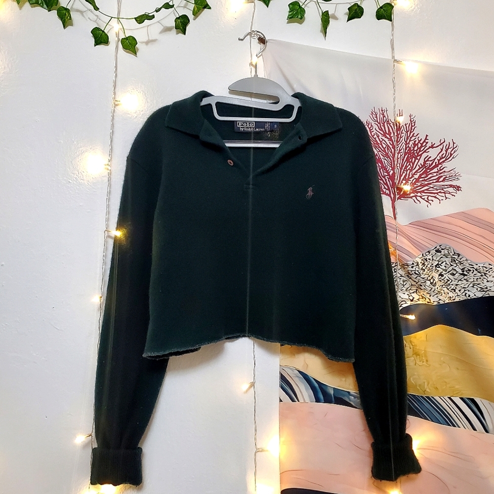 Polo Ralph Lauren Wool Cropped Sweater